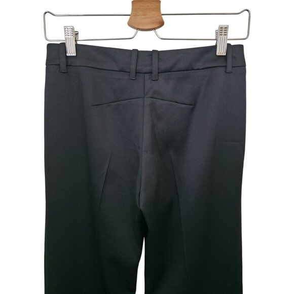 BCBGMaxAzria Black Dress Stretch Pants Mid-Rise Wide Leg Women's Size 2 - Picture 4 of 6